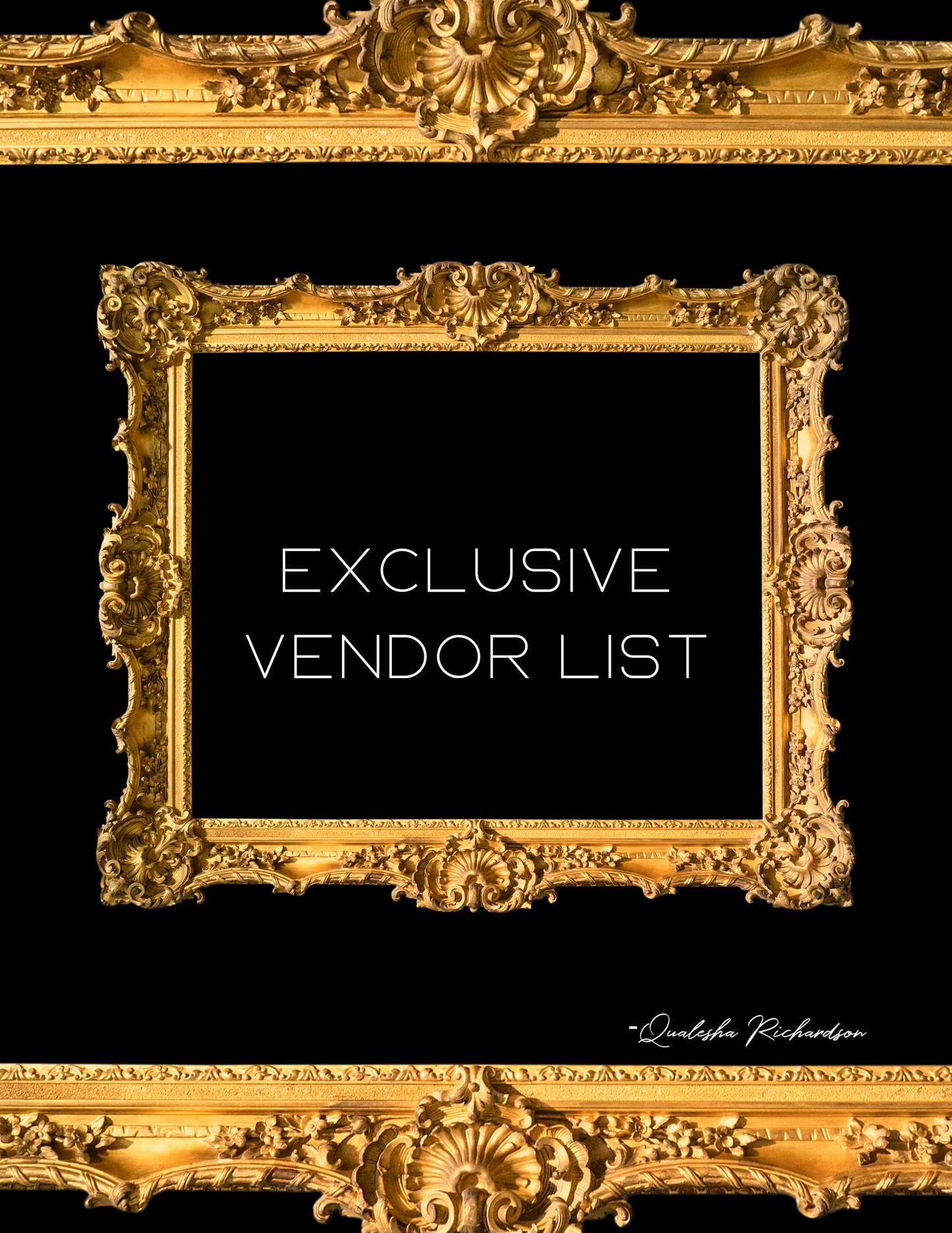 Exclusive Vendor List