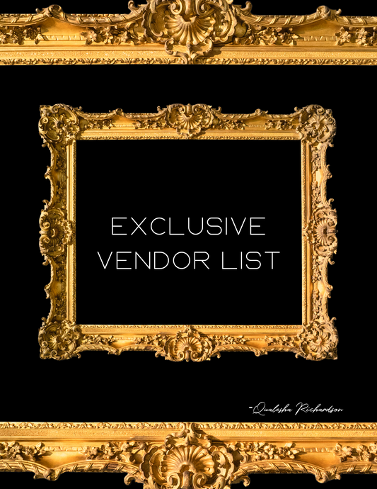 Exclusive Vendor List