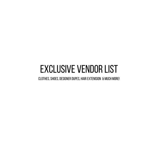 🎁 Ultimate Vendor List (100% off)